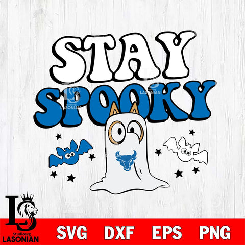 Buffalo Bulls Bluey Halloween Stay Spooky Svg Eps Dxf Png File, Digital Download, Instant Download