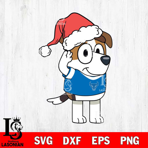 Buffalo Bulls Bluey Jack Christmas Svg Eps Dxf Png File, Digital Download, Instant Download