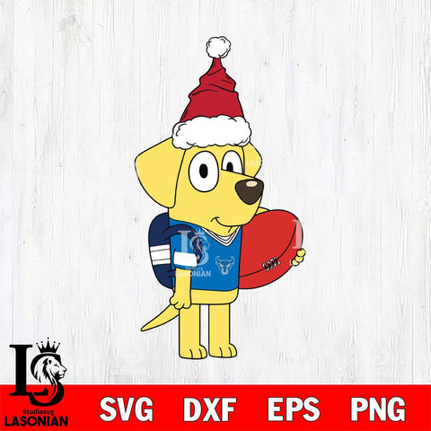 Buffalo Bulls Bluey Lucky Christmas Svg Eps Dxf Png File, Digital Download, Instant Download