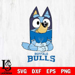 Buffalo Bulls Bluey Styles Football Svg Eps Dxf Png File,NCAA Svg Files,Bluey svg ,Digital Download ,Instant Download, Cricut File