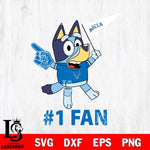 Buffalo Bulls Bluey #1 Fan Svg Eps Dxf Png File,NCAA Svg Files,Bluey svg ,Digital Download ,Instant Download, Cricut File