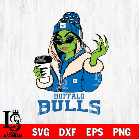 Buffalo Bulls Boujee Grinch Girls Christmas Cut Files Cricut, Svg Dxf Eps Png file, Digital download , Silhouette