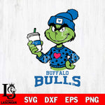 Buffalo Bulls Boujee Grinch Heart Christmas Cut Files Cricut, Svg Dxf Eps Png file, Digital download , Silhouette