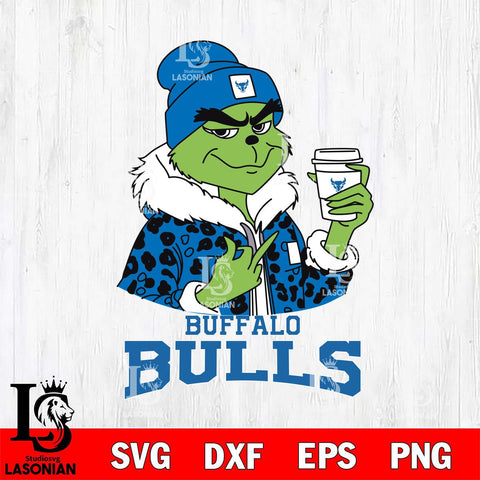 Buffalo Bulls Boujee Grinch Leopard Christmas Cut Files Cricut, Svg Dxf Eps Png file, Digital download , Silhouette