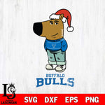 Buffalo Bulls Chill Guy Christmas Svg Eps Dxf Png File,NCAA Svg Files,Chill Guy svg ,Digital Download ,Instant Download, Cricut File