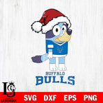 Buffalo Bulls Christmas Bluey Hat Cut Files,Bluey Cricut,Christmas Svg , Bluey svg , Digital Download, dxf eps png pdf file