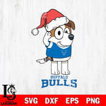 Buffalo Bulls Christmas Bluey Jack Sport Cut Files,Bluey Cricut,Christmas Svg , Bluey svg , Digital Download, dxf eps png pdf file