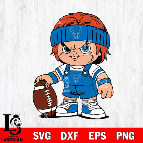 Buffalo Bulls Chucky Horror 5 Svg Eps Dxf Png File, NCAA svg, Digital Download, Instant Download