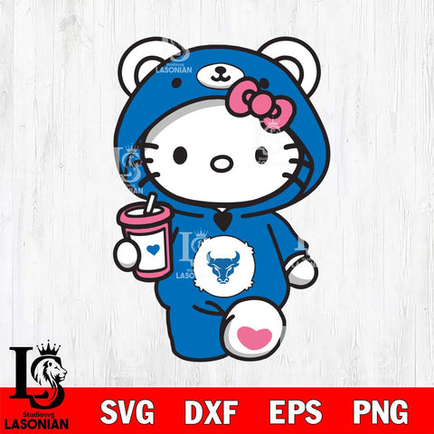 Buffalo Bulls Cute Hello Kitty Svg Eps Dxf Png File, Digital Download, Instant Download