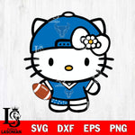 Buffalo Bulls Cute Hello Kitty Football 10 Svg Eps Dxf Png File, NCAA svg, Digital Download, Instant Download