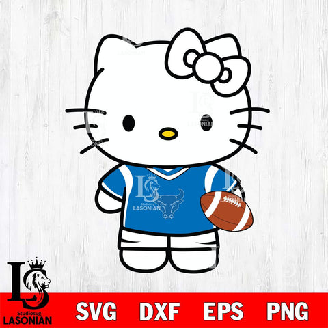 Buffalo Bulls Cute Hello Kitty Football 8 Svg Eps Dxf Png File, NCAA svg, Digital Download, Instant Download