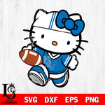 Buffalo Bulls Cute Hello Kitty Football 9 Svg Eps Dxf Png File, NCAA svg, Digital Download, Instant Download