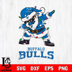 Buffalo Bulls Dabbing Santa Claus Ugly Christmas Svg dxf eps png pdf file,NCAA svg,Digital Download,Cricut file