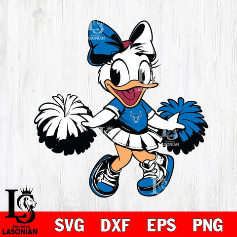 Buffalo Bulls Daisy Duck Cheerleader Svg Eps Dxf Png File, NCAA svg, Digital Download, Instant Download