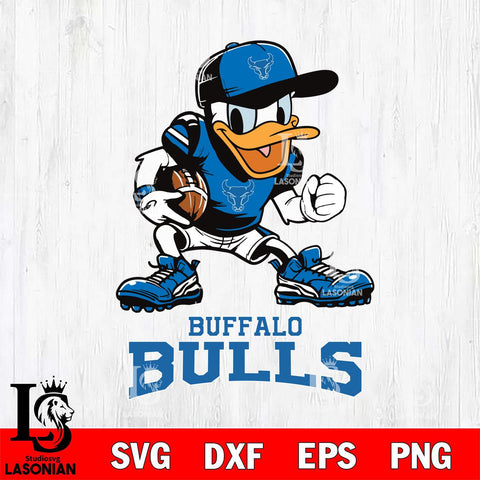 Buffalo Bulls Donal Duck Disney, Svg Eps Dxf Png File, Digital Download