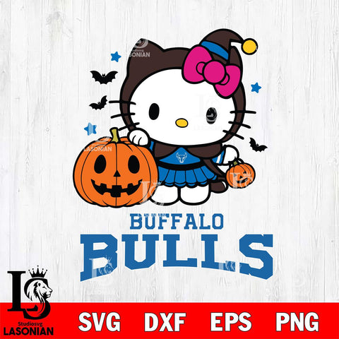 Buffalo Bulls Hello Kitty Horror 1 Svg Eps Dxf Png File, Digital Download