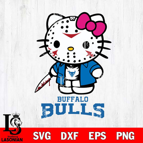 Buffalo Bulls Hello Kitty Horror 3 Svg Eps Dxf Png File, Digital Download