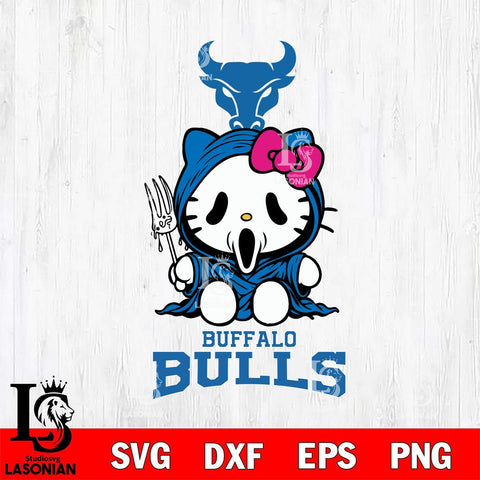 Buffalo Bulls Hello Kitty Horror 4 Svg Eps Dxf Png File, Digital Download