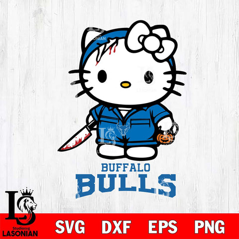 Buffalo Bulls Hello Kitty Horror 5 Svg Eps Dxf Png File, Digital Download