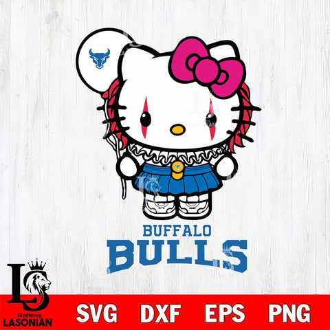 Buffalo Bulls Hello Kitty Horror 7 Svg Eps Dxf Png File, Digital Download