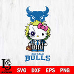 Buffalo Bulls Hello Kitty Horror 8 Svg Eps Dxf Png File, Digital Download