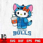 Buffalo Bulls Hello Kitty Stitch Svg Eps Dxf Png File, NCAA svg, Digital Download, Instant Download