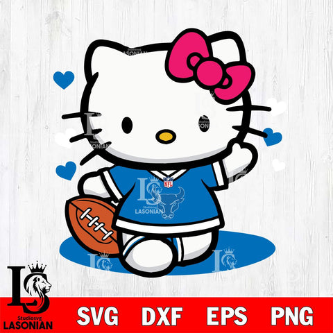 Buffalo Bulls Hello Kitty sport 10 Svg Eps Dxf Png File, NCAA svg, Digital Download, Instant Download