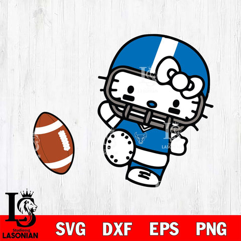 Buffalo Bulls Hello Kitty sport 12 Svg Eps Dxf Png File, NCAA svg, Digital Download, Instant Download