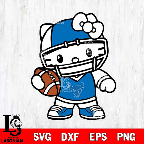 Buffalo Bulls Hello Kitty sport 2 Svg Eps Dxf Png File, NCAA svg, Digital Download, Instant Download