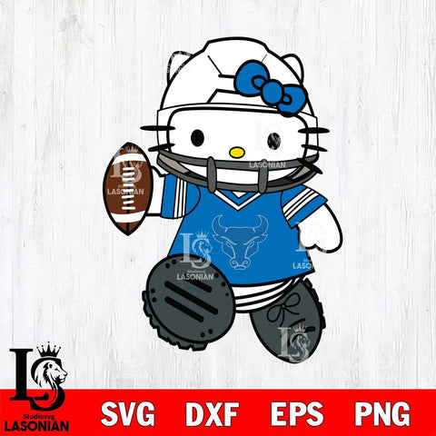 Buffalo Bulls Hello Kitty sport Svg Eps Dxf Png File, NCAA svg, Digital Download, Instant Download