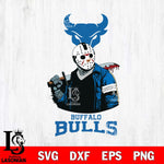 Buffalo Bulls Jason Voorhees 10 Svg Eps Dxf Png File, Digital Download