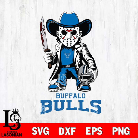 Buffalo Bulls Jason Voorhees 3 Svg Eps Dxf Png File, Digital Download