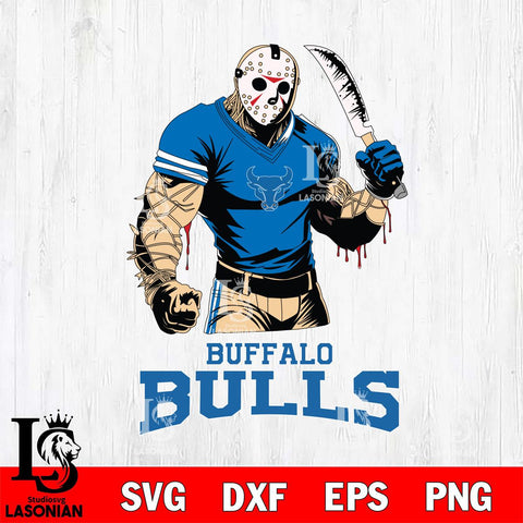 Buffalo Bulls Jason Voorhees Svg Eps Dxf Png File, Digital Download