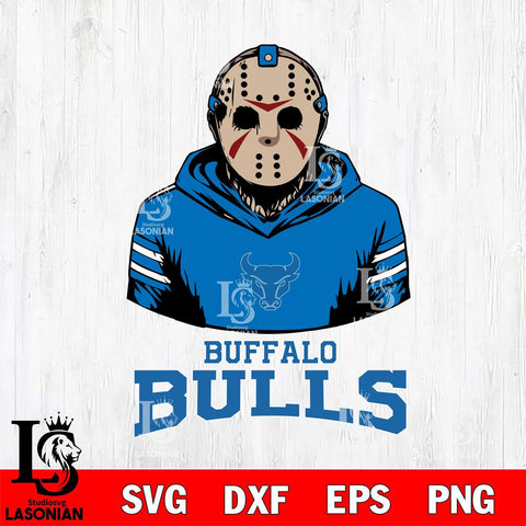 Buffalo Bulls Jason Voorhees 4 Svg Eps Dxf Png File, Digital Download