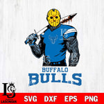 Buffalo Bulls Jason Voorhees 7 Svg Eps Dxf Png File, Digital Download