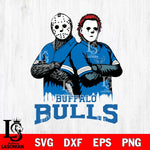 Buffalo Bulls Jason Voorhees 8 Svg Eps Dxf Png File, Digital Download