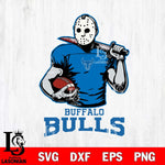 Buffalo Bulls Jason Voorhees 9 Svg Eps Dxf Png File, Digital Download