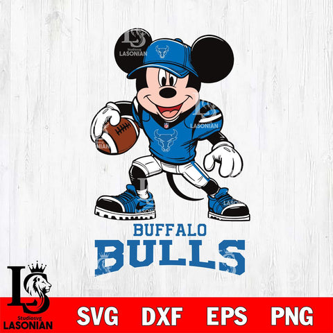 Buffalo Bulls Mikey Mouse Disney, Svg Eps Dxf Png File, Digital Download