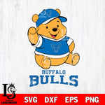 Buffalo Bulls Pooh Bear Disney, Svg Eps Dxf Png File, Digital Download