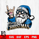 Buffalo Bulls Rock Santa Claus Football Svg dxf eps png pdf file,NCAA svg,Digital Download,Cricut file