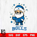 Buffalo Bulls Santa Claus Coffe Svg dxf eps png pdf file,NCAA svg,Digital Download,Cricut file