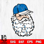 Buffalo Bulls Santa Claus Face Svg dxf eps png pdf file,NCAA svg,Digital Download,Cricut file