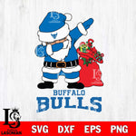 Buffalo Bulls Santa Dabbing Christmas Svg dxf eps png pdf file,NCAA svg,Digital Download,Cricut file