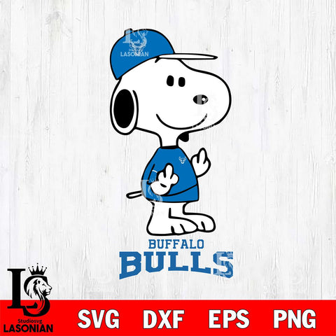 Buffalo Bulls Snoopy Sport 8 Svg Eps Dxf Png File, Digital Download