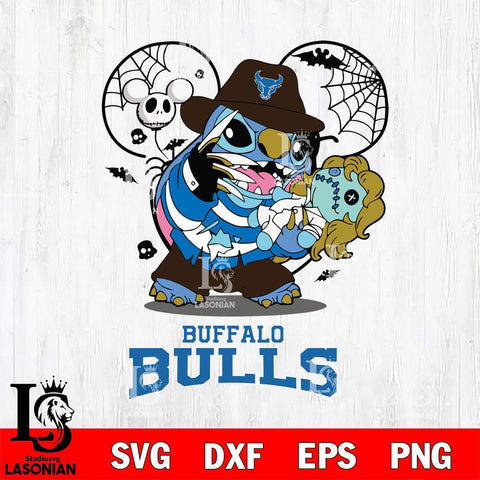 Buffalo Bulls Stitch Freddy Krueger Halloween Svg Eps Dxf Png File, Digital Download, Instant Download