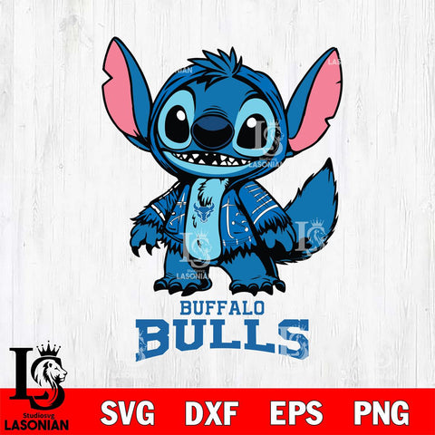 Buffalo Bulls Stitch Halloween Svg Eps Dxf Png File, NCAA svg, Digital Download, Instant Download