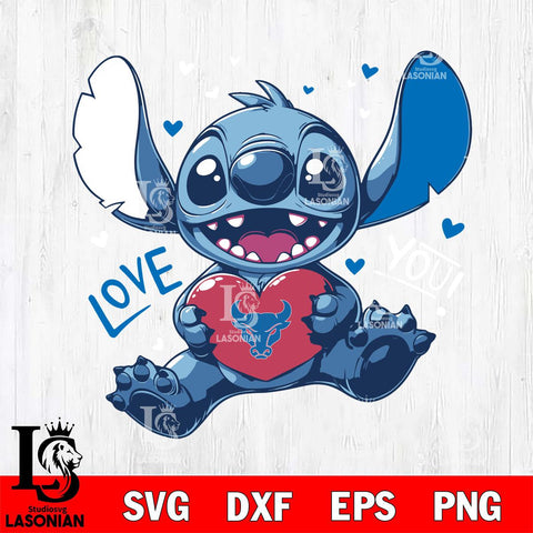 Buffalo Bulls Stitch Love Svg Eps Dxf Png File, NCAA svg, Digital Download, Instant Download