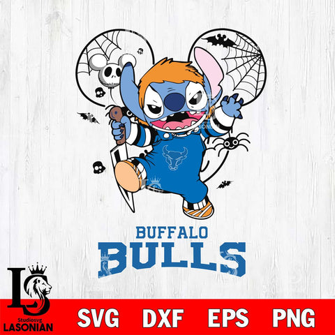 Buffalo Bulls Stitch Michael Halloween Svg Eps Dxf Png File, Digital Download, Instant Download