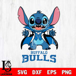 Buffalo Bulls Stitch Vampire halloween Svg Eps Dxf Png File, NCAA svg, Digital Download, Instant Download