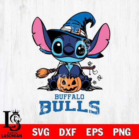 Buffalo Bulls Stitch witch Svg Eps Dxf Png File, NCAA svg, Digital Download, Instant Download